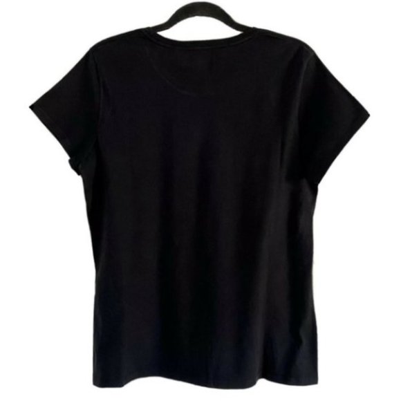 ⛔️SOLD⛔️ LEVI'S Short Sleeve Crew Neck T-Shirt Black w/ Red Batwing Logo Size XL - Picture 7 of 14